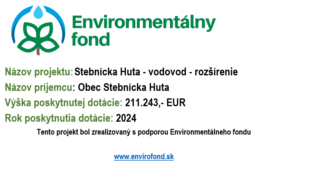 Fotka - Oznámenie o poskytnutí podpory